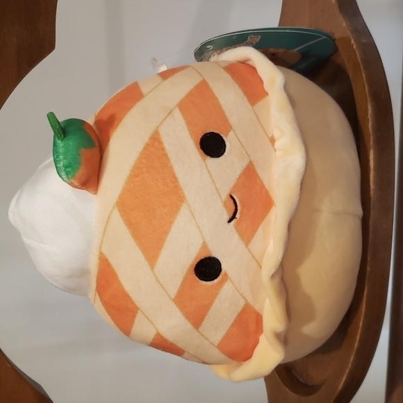 Harvest Squishmallows™ 7.5in Pippie the Pumpkin Pie Nwt - Picture 1 of 4